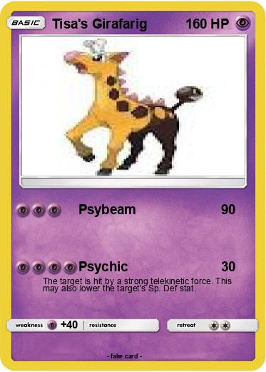 Pokemon Tisa's Girafarig