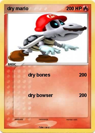 Pokemon dry mario
