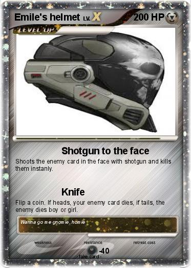 Pokemon Emile's helmet