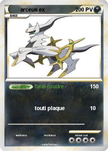 Pokemon arceus ex