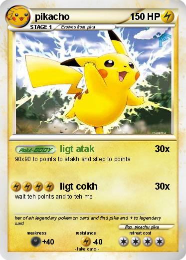 Pokemon pikacho