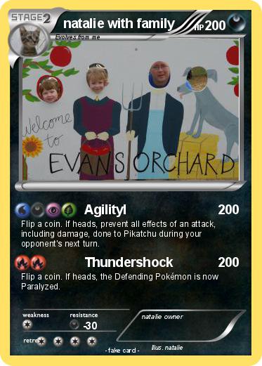 Pokemon natalie with family