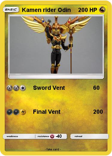 Pokemon Kamen rider Odin