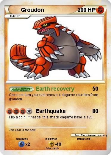 Pokemon Groudon