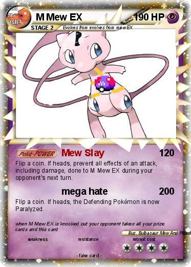 Pokemon M Mew EX