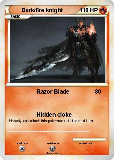 Pokemon Dark/fire knight