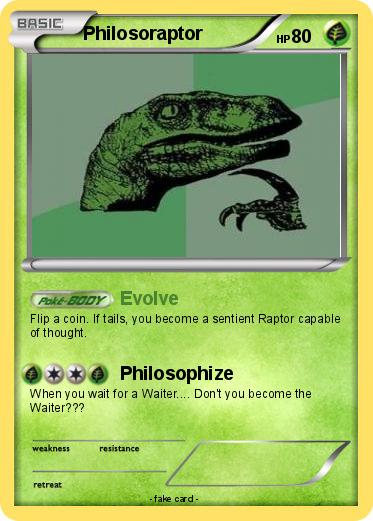 Pokemon Philosoraptor