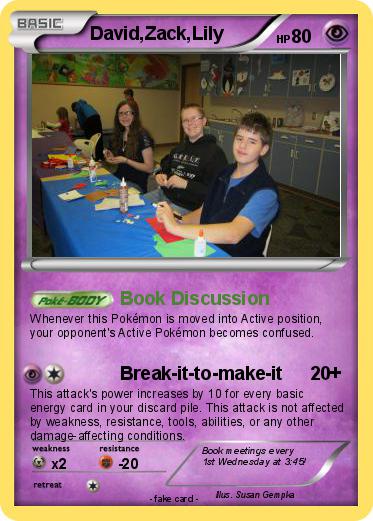 Pokemon David,Zack,Lily