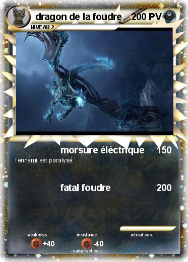 Pokemon dragon de la foudre