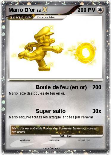 Pokemon Mario D'or