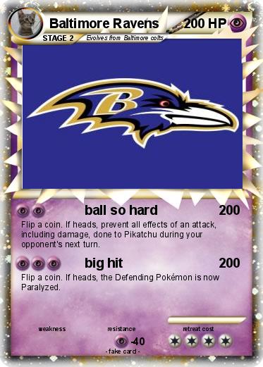 Pokemon Baltimore Ravens