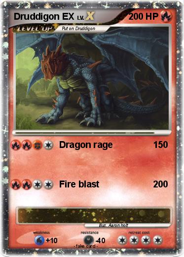 Pokemon Druddigon EX