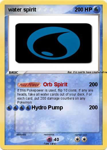 Pokemon water spirit