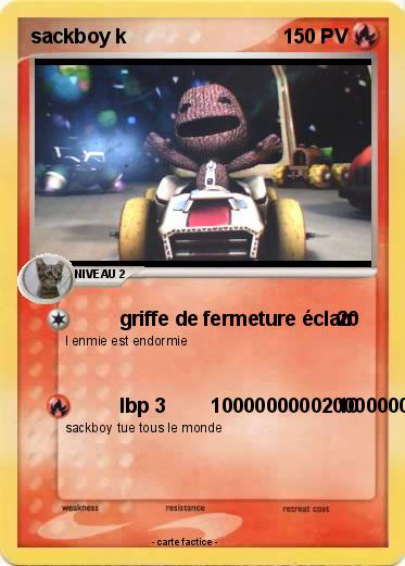 Pokemon sackboy k