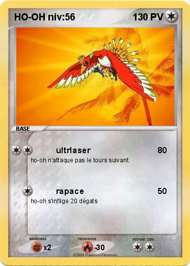 Pokemon HO-OH niv:56