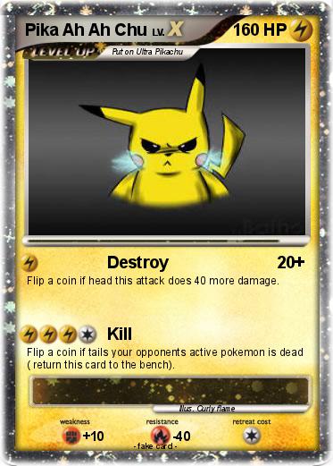 Pokemon Pika Ah Ah Chu