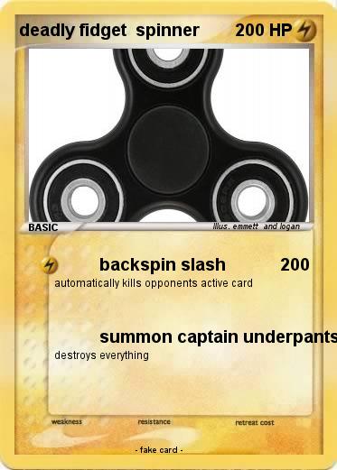 Pokemon deadly fidget  spinner