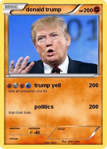 Pokemon donald trump