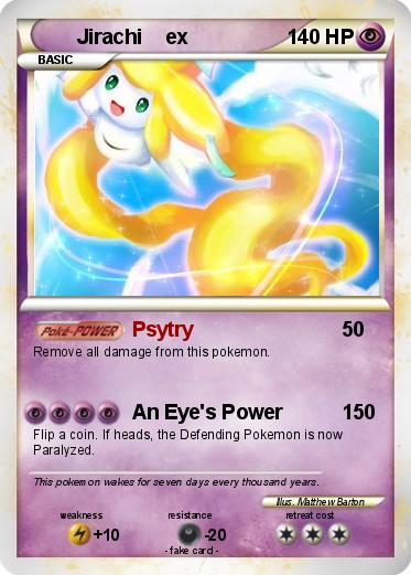 Pokemon Jirachi    ex