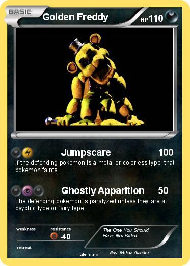 Pokemon Golden Freddy