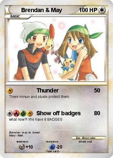 Pokemon Brendan & May