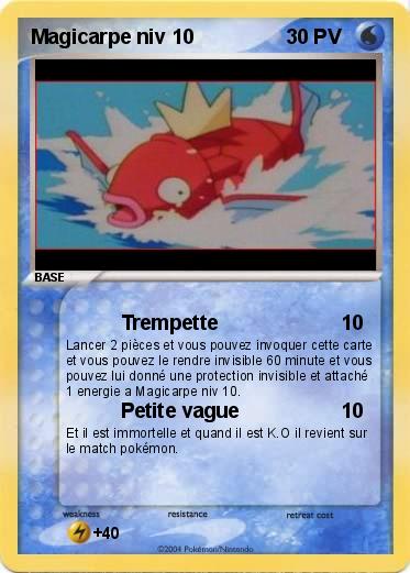 Pokemon Magicarpe niv 10