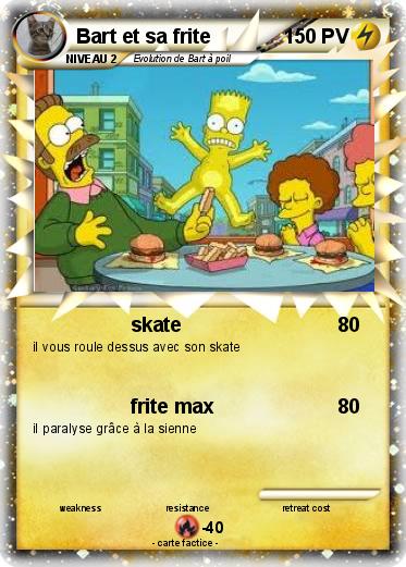 Pokemon Bart et sa frite