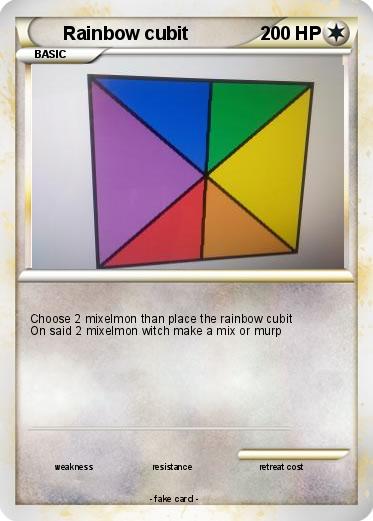 Pokemon Rainbow cubit