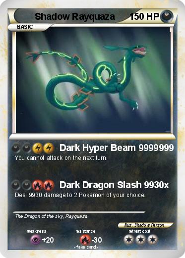 Pokemon Shadow Rayquaza