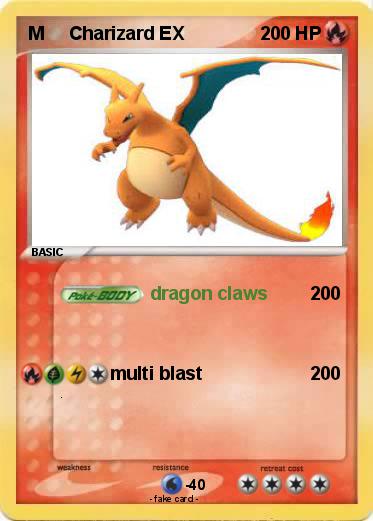 Pokemon M     Charizard EX