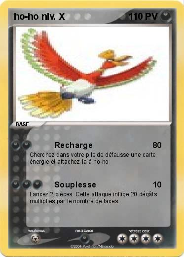 Pokemon ho-ho niv. X