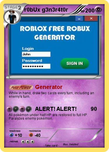 Pokemon r0bUx g3n3r4t0r