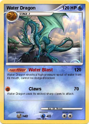 Pokemon Water Dragon