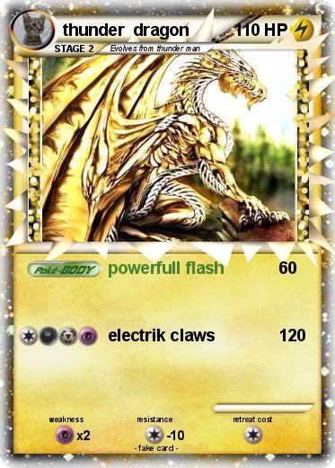 Pokemon thunder  dragon