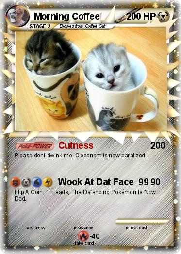 Pokemon Morning Coffee