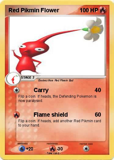 Pokemon Red Pikmin Flower
