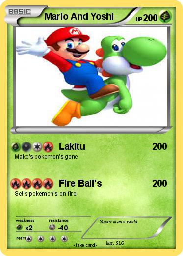 Pokemon Mario And Yoshi