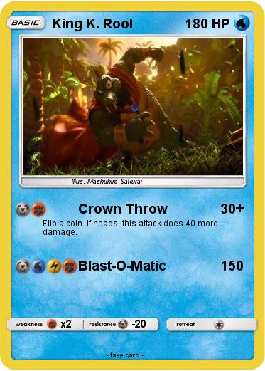 Pokemon King K. Rool