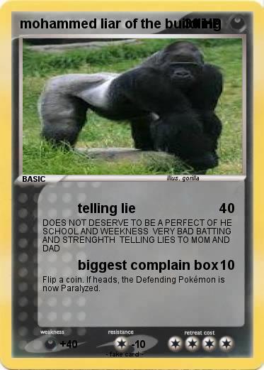 Pokemon mohammed liar of the buildling