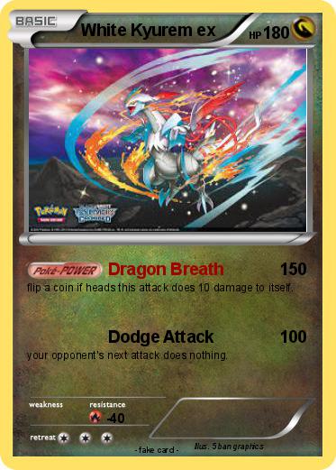 Pokemon White Kyurem ex
