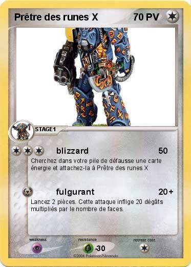 Pokemon Prêtre des runes X