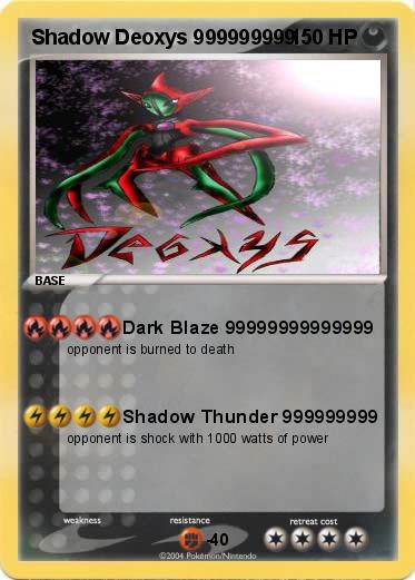 Pokemon Shadow Deoxys 999999999