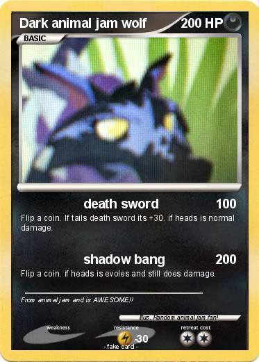 Pokemon Dark animal jam wolf