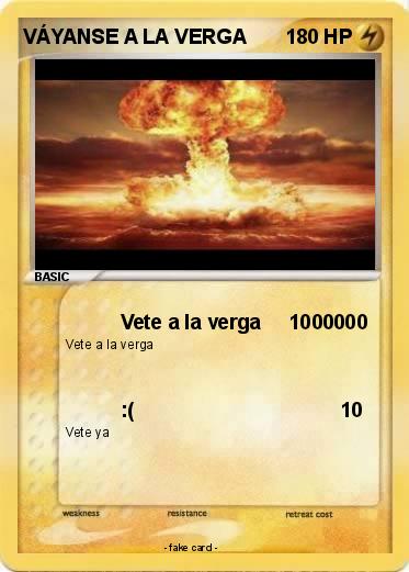 Pokemon VÁYANSE A LA VERGA