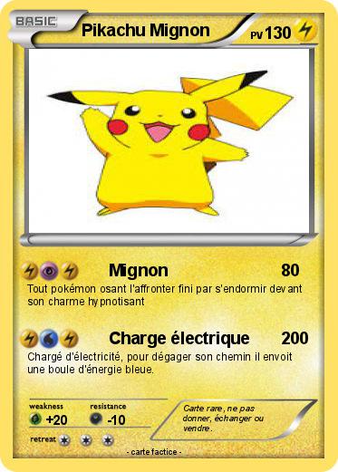 Pokemon Pikachu Mignon