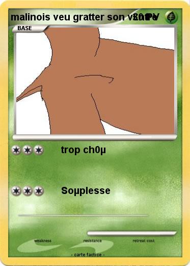 Pokemon malinois veu gratter son v£ntre