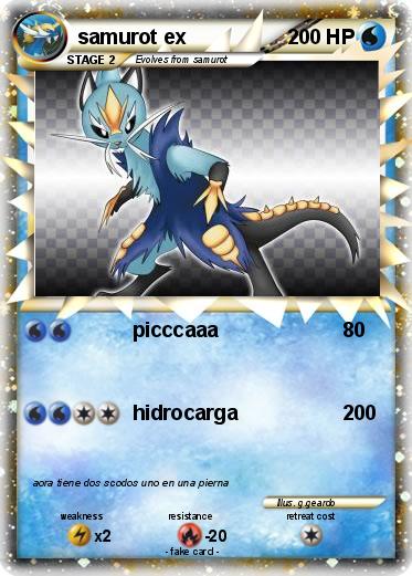 Pokemon samurot ex