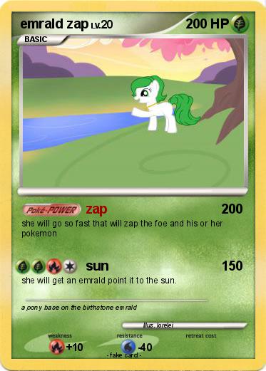 Pokemon emrald zap