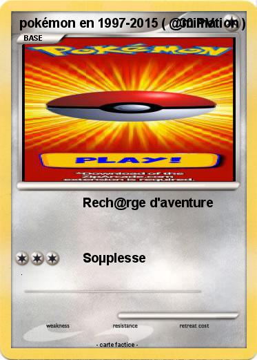 Pokemon pokémon en 1997-2015 ( @mimation )