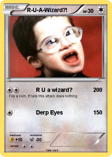 Pokemon R-U-A-Wizard?!